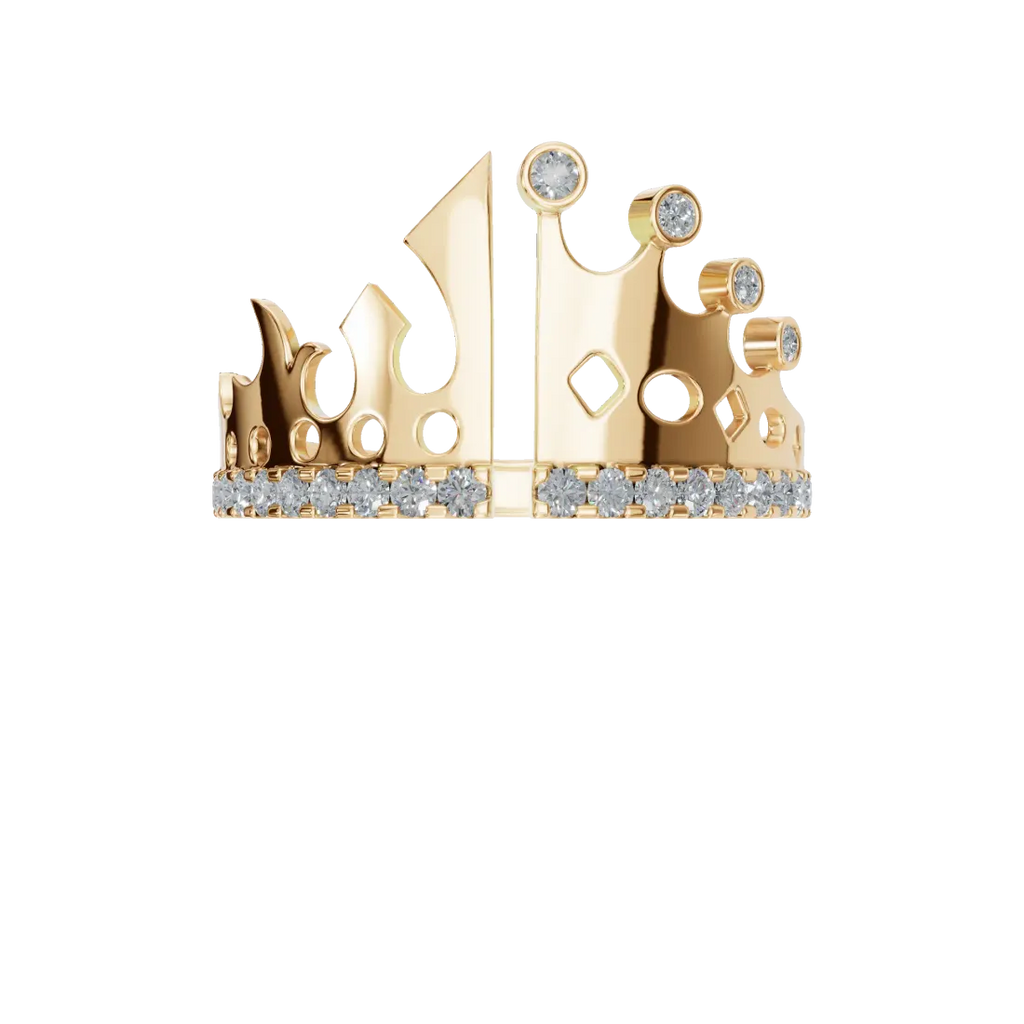 King's Luxury Crown Diamond Ring