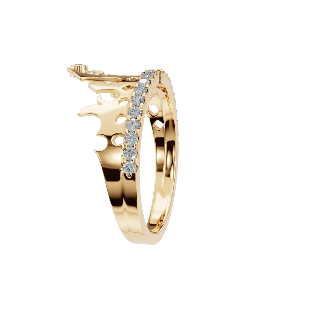 King's Luxury Crown Diamond Ring