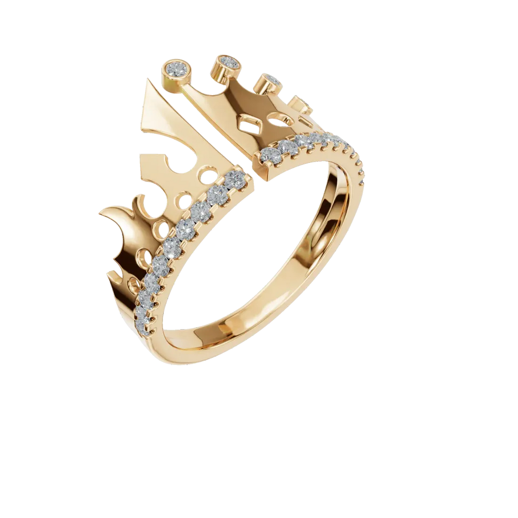 King's Luxury Crown Diamond Ring